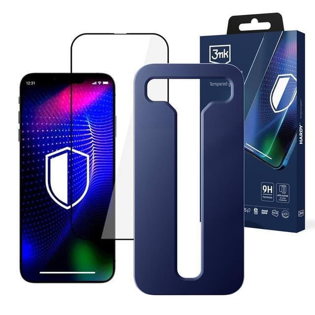 3MK iPhone 13/13 Pro/14 Härdat Glas Skärmskydd Hardy