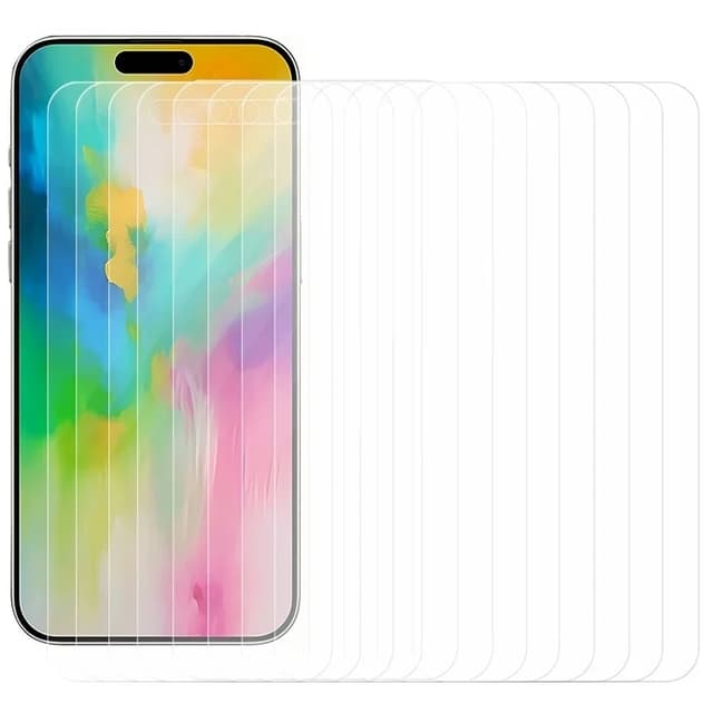[BULK 50st] iPhone 16 Pro Härdat Glas Skärmskydd - Transparent