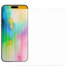 [10-Pack] iPhone 16 Pro Max Härdat Glas Skärmskydd - Transparent