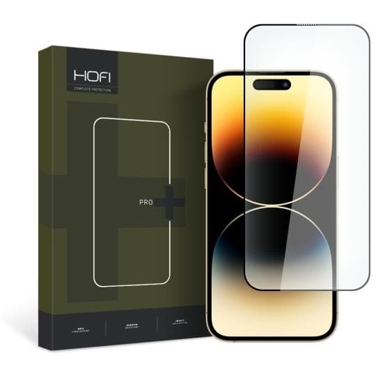 Hofi iPhone 15 Pro Max Härdat Glas Skärmskydd