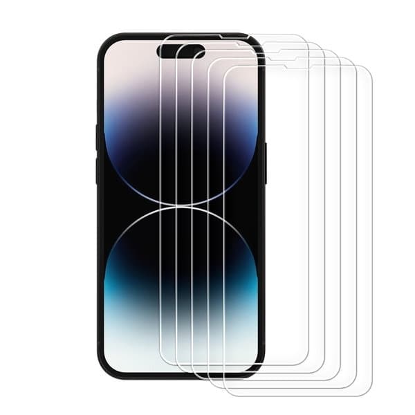 (5 Pack) Joyroom iPhone 14 Härdat Glas Skärmskydd 2.5D