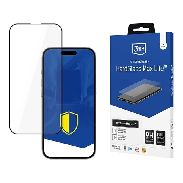 3MK iPhone SE (2025) Härdat Glas Skärmskydd Max Lite