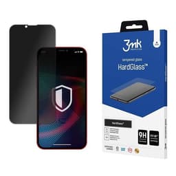 3mk iPhone 14 Plus Privacy Härdat Glas Skärmskydd - Svart