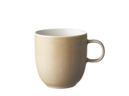 Studio Round North Mug 33 cl Matte sand/Matte white