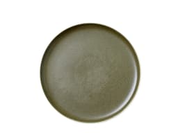 Studio Round Middagstallerken Matte white/Matte moss
