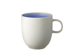 Studio Round North Mug 33 cl Matte white/Shiny river