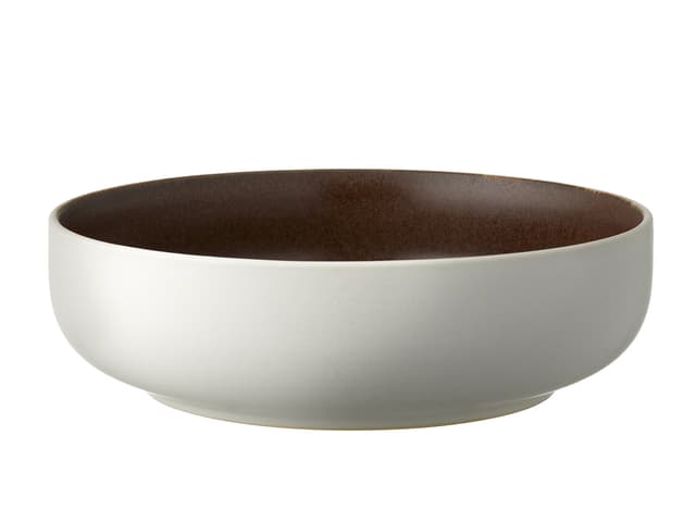 Studio Round Pastaskål Matte white/Matte bark