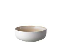 Studio Round Skål Matte white/Matte sand