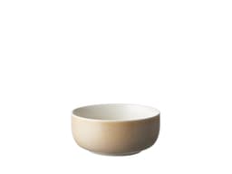 Studio Round Skål Matte sand/Matte white