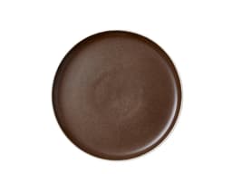 Studio Round Middagstallerken Matte white/Matte bark
