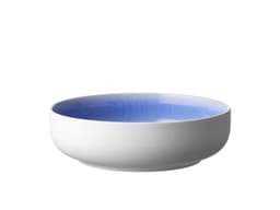 Studio Round Pastaskål Matte white/Shiny river