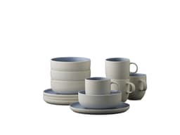 Studio Round Brunchsæt Matte white/Matte river