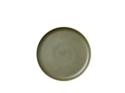 Studio Round Lunchtallrik Matte white/Matte moss