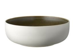 Studio Round Salatbolle Matte white/Matte moss