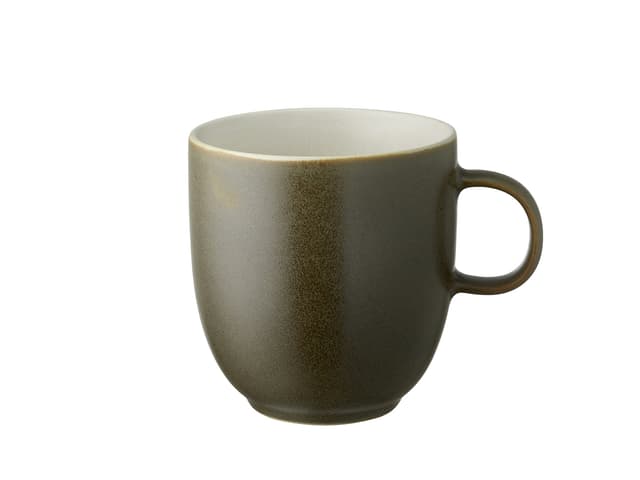 Studio Round North Mug 33 cl Matte moss/Matte white