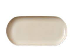 Studio Round Serveringsfad Matte white/Matte sand