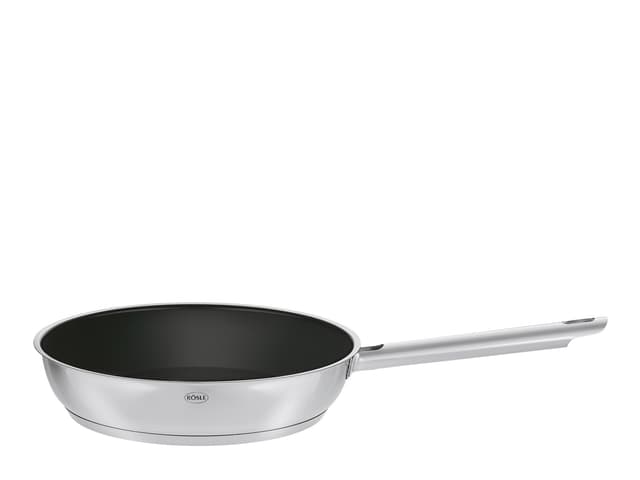 Rösle PureElements Frying pan Dia 24 cm Steel/Black