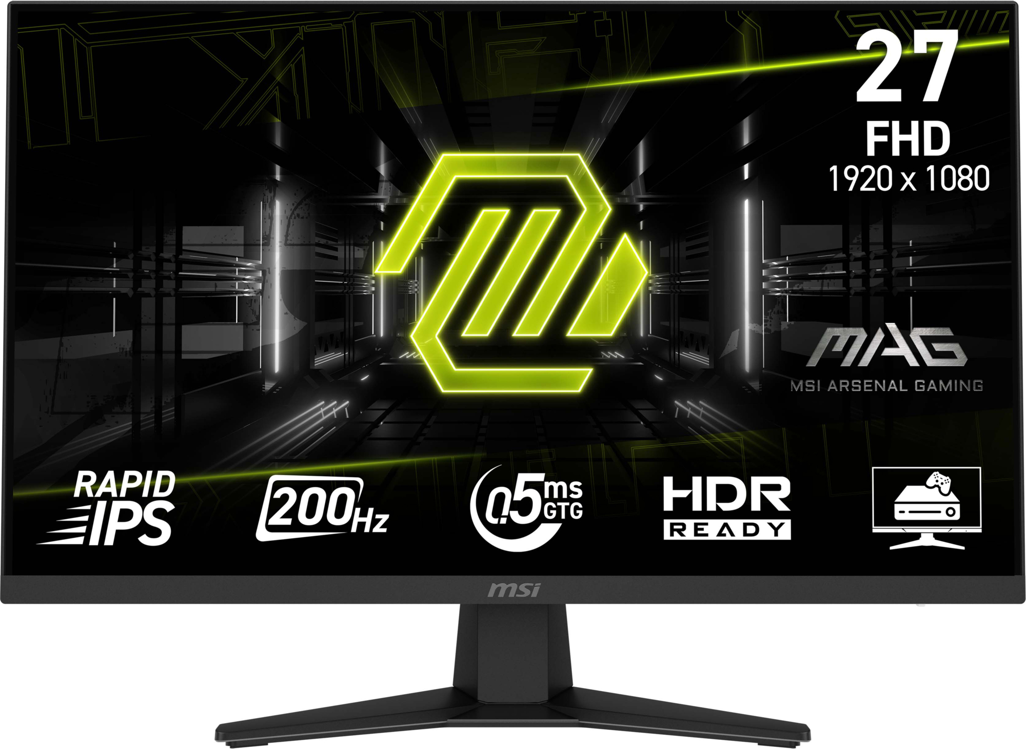 MSI MAG 274F 27" FHD/IPS/200Hz/0,5ms bildskärm gaming