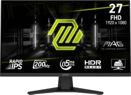 MSI MAG 274F | FHD | IPS | 200Hz 27" gamingskjerm