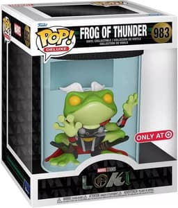 Funko POP! Deluxe Marvel Loki Frog of Thunder figur