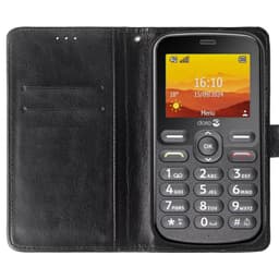 Wallet cover 2-kort Doro Leva L10 - Sort