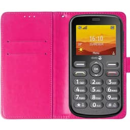 Wallet cover 2-kort Doro Leva L11 - Lyserød