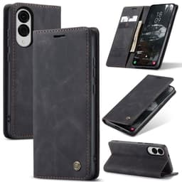 CASEME Retro Lompakkokotelo Samsung Galaxy S25 Edge