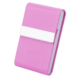 Korttikotelo, korttipidike, käyntikorttikotelo, magneettinen suljin - pinkki