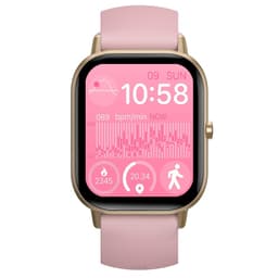 Smart Watch 2.01"" Stor skærm Health Monitor Sports Bluetooth Smartwatch - Lyserød