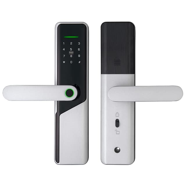 A1 Tuya WiFi Fingeravtryck Smart Dörrlås Dynamiska lösenord NFC Elektroniskt Lås