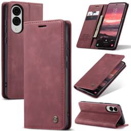 CASEME Retro Lompakkokotelo Samsung Galaxy S25 Edge