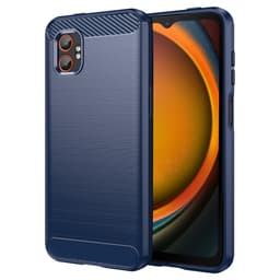 SKALO Samsung XCover7 Pro Armor Carbon Suojakuori - Sininen