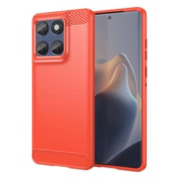 SKALO Motorola Edge 60 Armor Carbon Cover - Rød