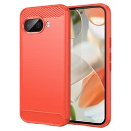 SKALO Google Pixel 9a Armor Carbon Suojakuori - Punainen