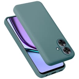 Realme Note 60 Skal Fodral Case Cover (grön)