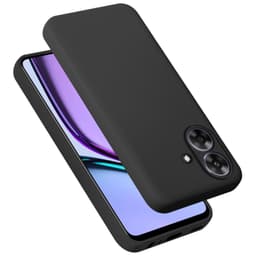 Realme Note 60 Cover Etui Case (sort)