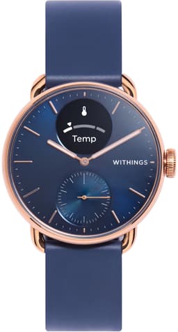 Withings ScanWatch 2 hybrid smartwatch 38mm (blue/rose gold)