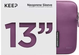 KEEP 13-tums neoprenfodral för MacBook (plump purple)