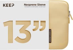 KEEP 13-tums neoprenfodral för MacBook (Chardonnay)