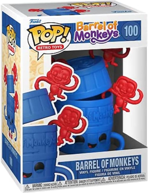 FUNKO! POP VINYL BARREL OF MONKEYS BARREL & MO