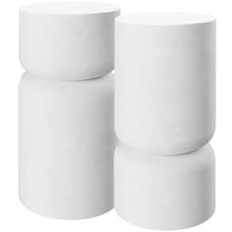 2-delars set sidobord Amine, Chubby-design