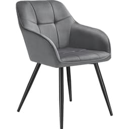 Stol Marilyn, velour, quiltet