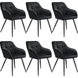 Stol Marilyn, velour, quiltet