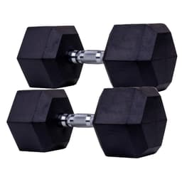 Core Sæt af 2 Hexagon håndvægtene 2-50 kg