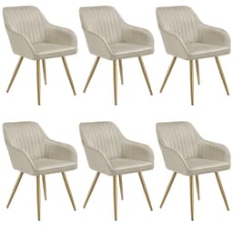 Stol Marilyn, velour, quiltet