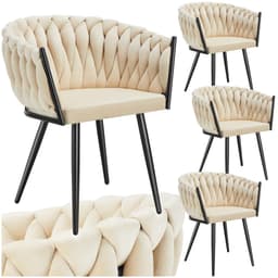Set matsolar Astano i sammet, knutdesign