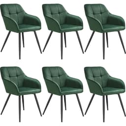 Stol Marilyn, velour, quiltet