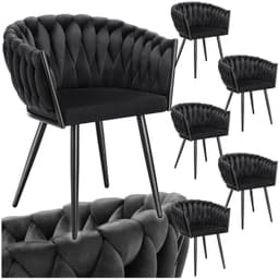 Set matsolar Astano i sammet, knutdesign