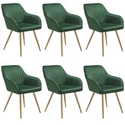 Stol Marilyn, velour, quiltet