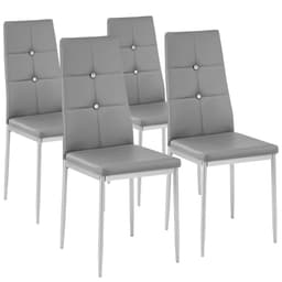 Spisestoler Julien - kunstlær med glitrende steiner